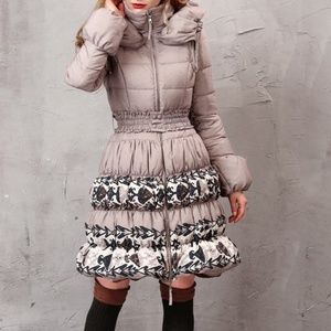 Women's 90% Duck Down Winter Overcoat (Small)